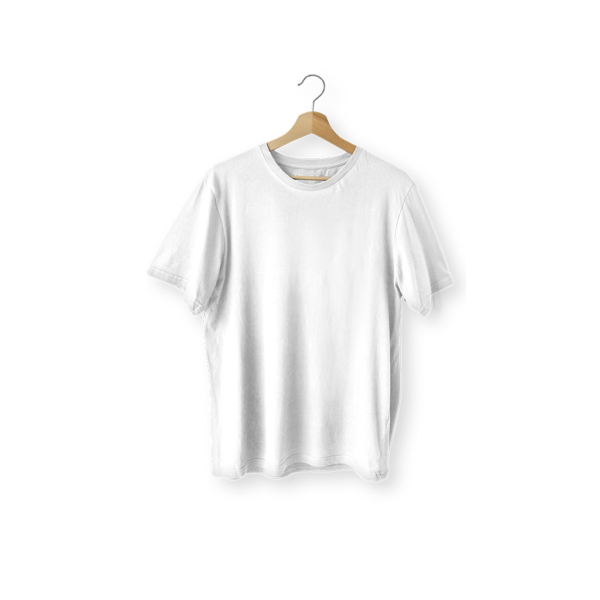 This is a long shot - White Hemp T-Shirt - Image 3